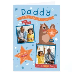 Photo Jess Moorhouse Father's Day Card - Daddy From Your Little Boy Father's Day|Photo