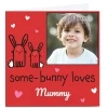 Card Factory Photo Juniper & Rose Valentine's Day Card - Some Bunny Loves You Mummy
