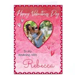 Best Photo Juniper & Rose Valentine's Day Card - Amazing Wife Photo