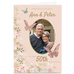 Card Factory Photo Kerry Spurling Anniversary Card - 50th Anniversary
