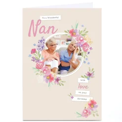Card Factory Photo Kerry Spurling Birthday Card - Nan