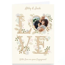 Card Factory Photo Kerry Spurling Engagement Card - LOVE