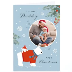 Card Factory Photo Klara Hawkins Christmas Card - Polar Bears