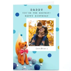 Card Factory Photo Lemon & Sugar Birthday Card - Daddy, Fox