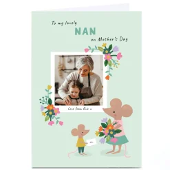 New Photo Lemon & Sugar Mother's Day Card - Nan Mouse Photo