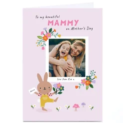 Card Factory Photo Lemon & Sugar Mother's Day Card - Mammy Bunny