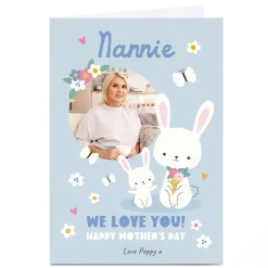 Discount Photo Lemon & Sugar Mother's Day Card - Nannie Bunny Photo