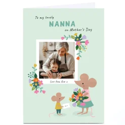 Card Factory Photo Lemon & Sugar Mother's Day Card - Nanna Mouse