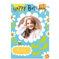 Kids Card Factory Photo Lindsay Love To Draw Birthday Card - Flower and Bees