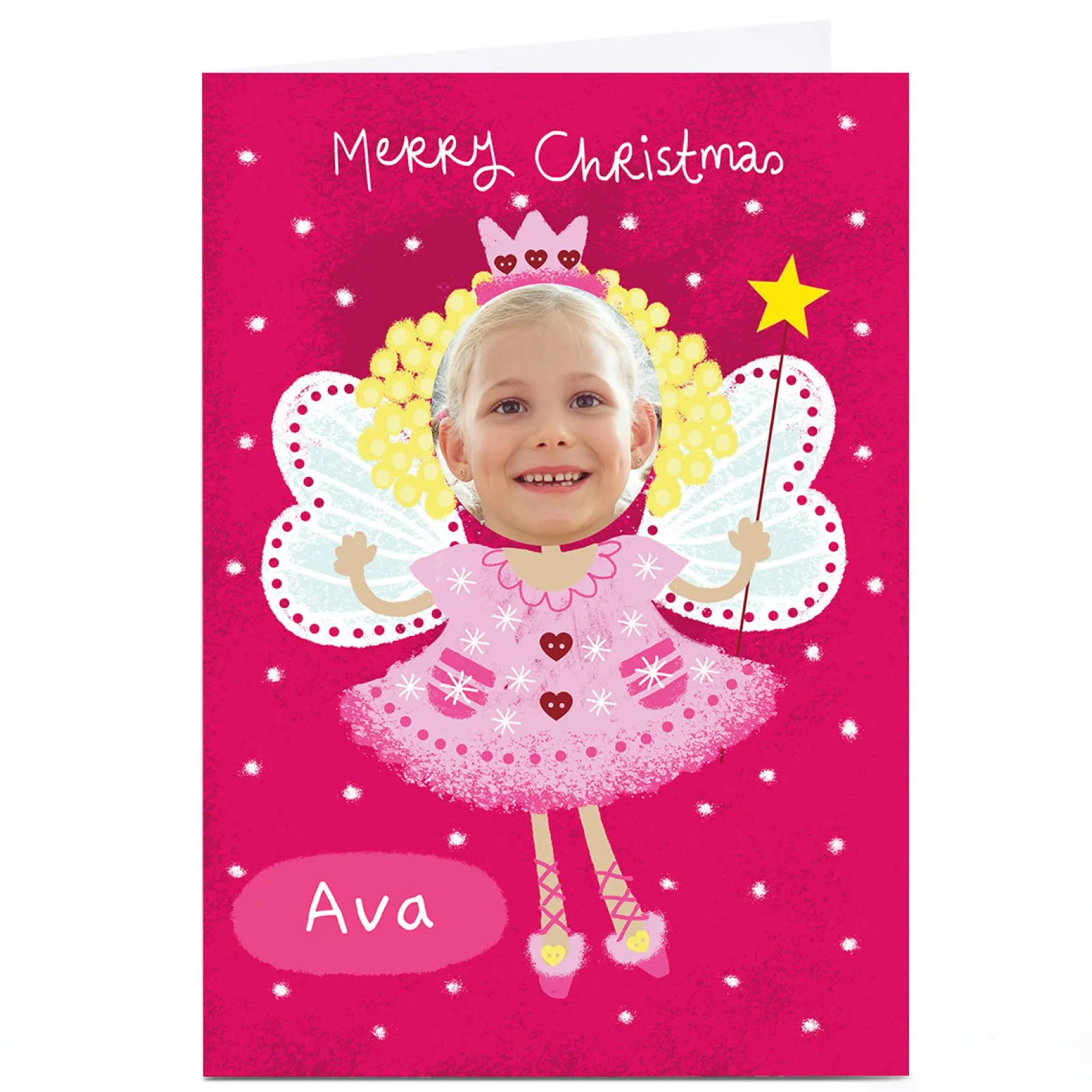 Best Photo Lindsay Loves To Draw Christmas Card - Pink Fairy Christmas|Photo