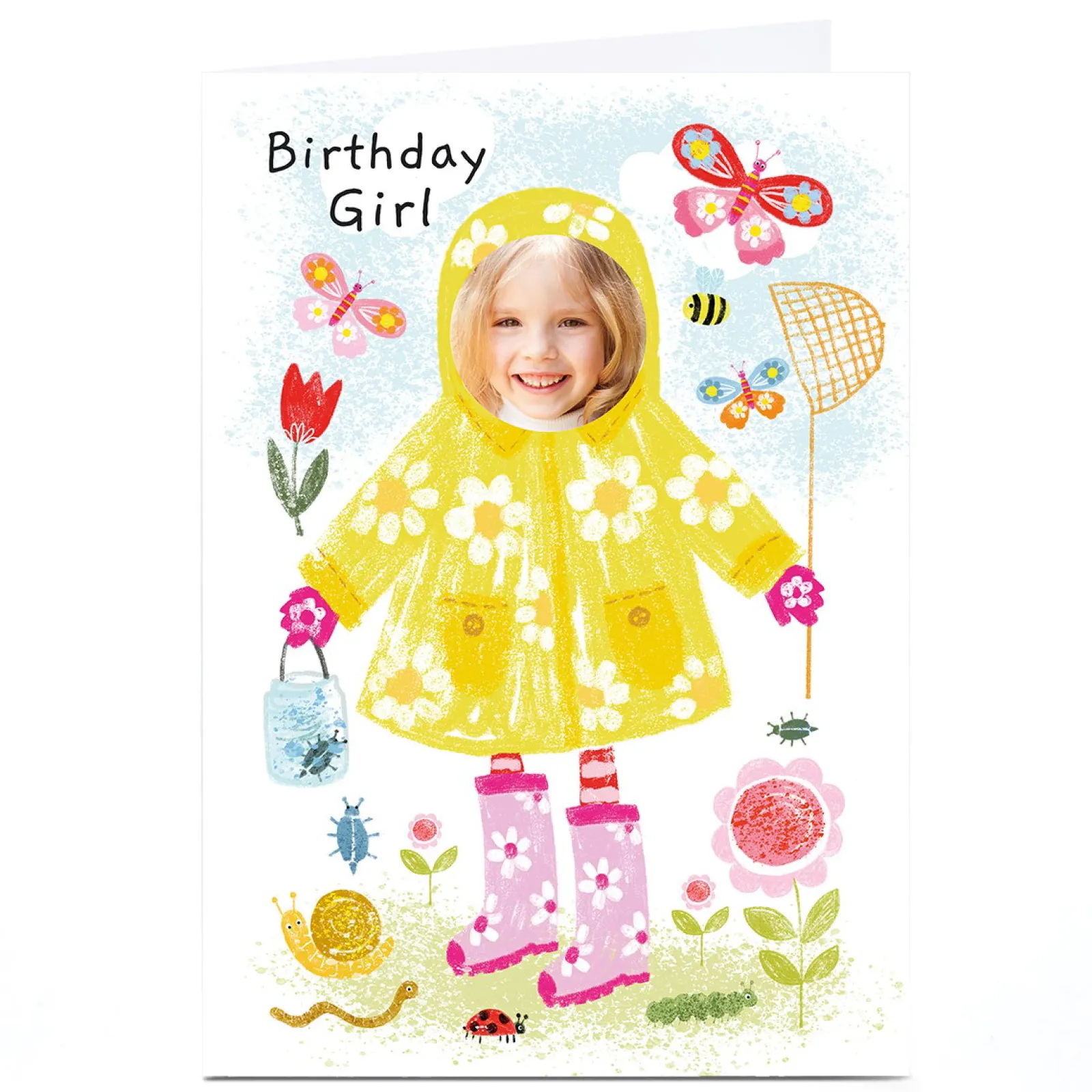 Kids Card Factory Photo Lindsay Loves To Draw Birthday Card - Birthday Girl