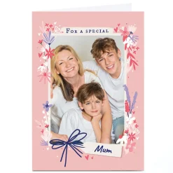 Card Factory Photo Little Mono Card - For A Special Mum, Any Occasion