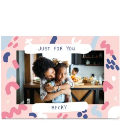 Card Factory Photo Little Mono Card - Just For You