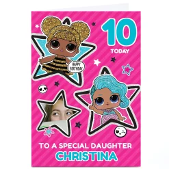 Clearance Photo L.O.L. Surprise! Birthday Card - Special Daughter, Editable Age Kids For Granddaughter|Tv & Film