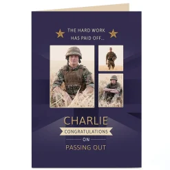 Card Factory Photo Military Card - The Hard Work has Paid off