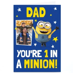 Sale Photo Minions Father's Day Card - You're 1 in a Minion Father's Day|Photo