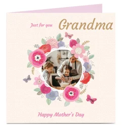 Card Factory Photo Mother's Day Card - Just For You, Grandma