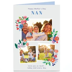 Hot Photo Mother's Day Card - Love You Today and Every Day, Nan Photo