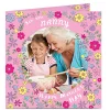 Card Factory Photo Mother's Day Card - Nanny, Floral Downpour