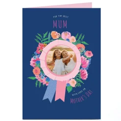 New Photo Mother's Day Card - Ribbon Photo