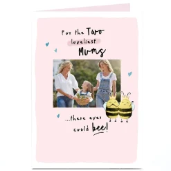 Photo Mother's Day Card - Two Mums Photo