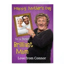 Card Factory Photo Mrs. Brown's Boys Mother's Day Card - Brilliant Mum