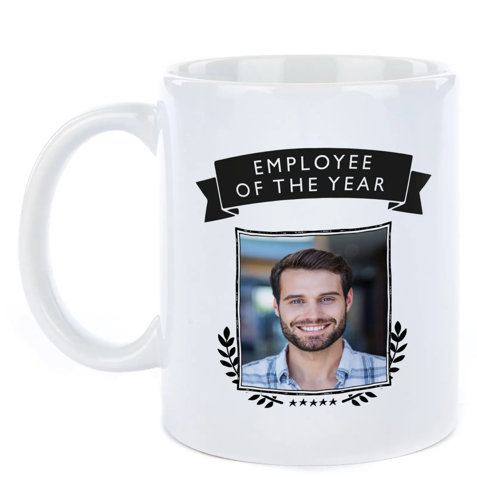 Photo Mug - Employee Of The Year, Says So Himself Personalised Mugs|Photo Gifts