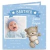 Card Factory Photo New Baby Hugs Card - To My New Brother