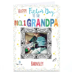 Card Factory Photo Nik Golesworthy Father's Day Card - No 1 Grandpa