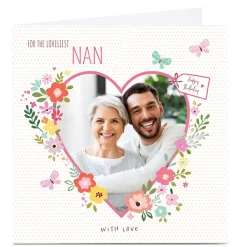 Card Factory Photo Nikki Upsher Birthday Card - Nan