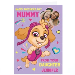 Sale Photo Paw Patrol Mother's Day Card - From your Daughter Tv & Film|Photo