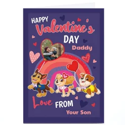 Card Factory Photo Paw Patrol Valentine's Day Card - Daddy from Son