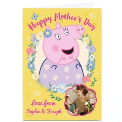 Card Factory Photo Peppa Pig Mother's Day Card - Mummy Pig