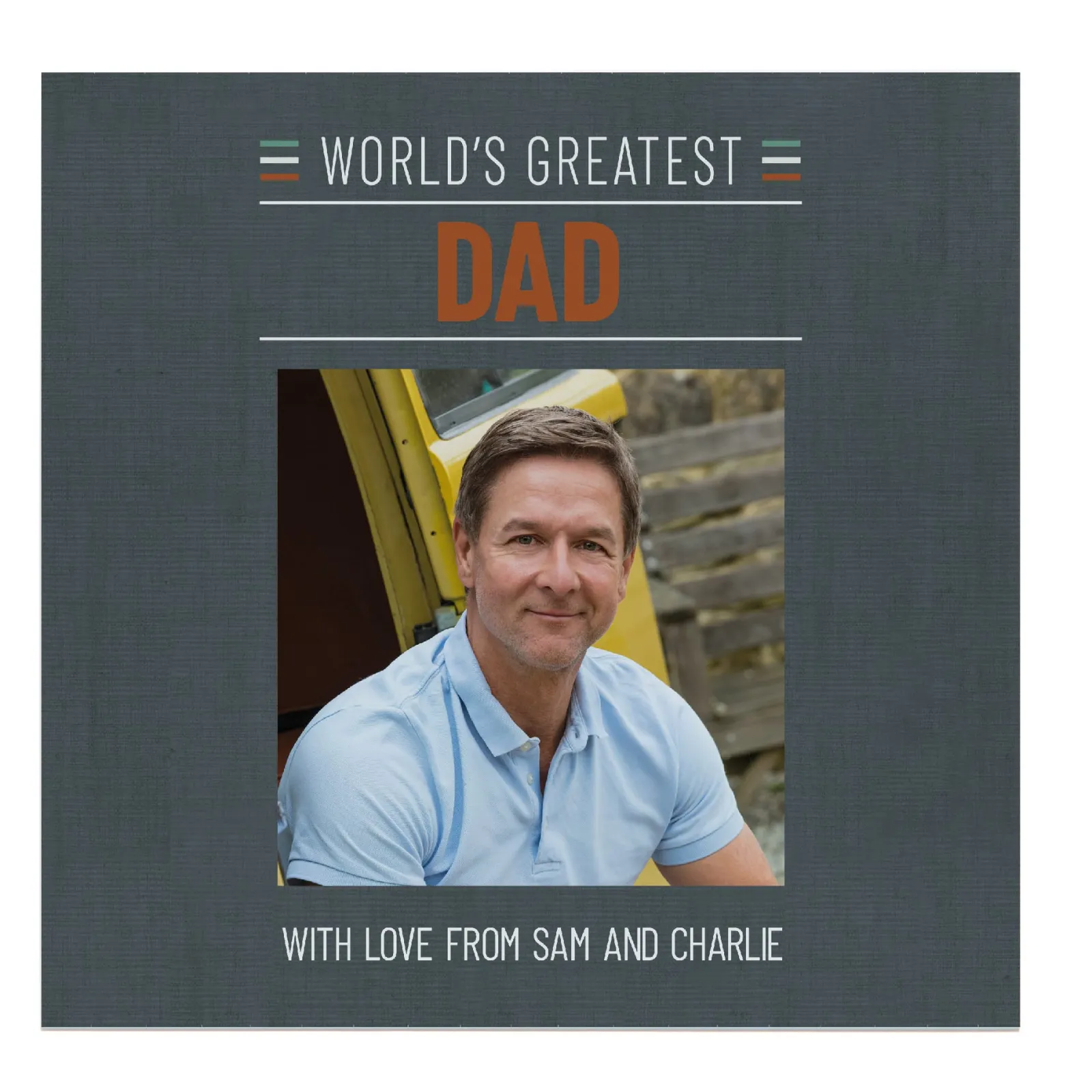 Clearance Photo Personalised Belgian Chocolates - World's Greatest Dad Photo Gifts|Chocolate & Sweets