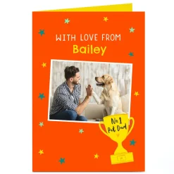 Card Factory Photo Pet Day Card - No.1 Pet Dad