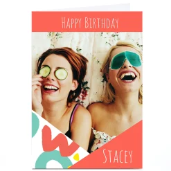 Discount Photo Phoebe Munger Birthday Card - Abstract Pattern Photo|Birthday
