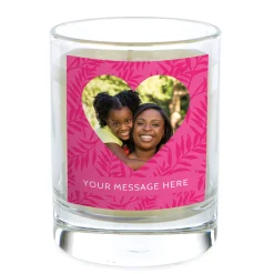 Outlet Photo Pomegranate & Cashmere Scented Candle - Pink Foliage Photo Gifts|Scented Candles