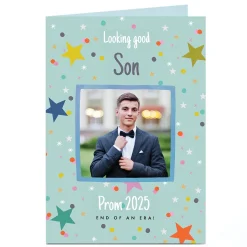 Card Factory Photo Prom Card - End of an Era Stars, Son