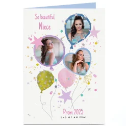 Card Factory Photo Prom Card - So Beautful Balloons, Niece