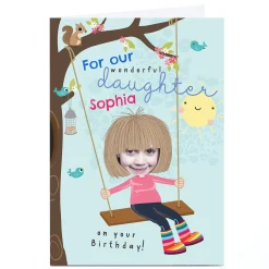 Kids Card Factory Photo Rachel Griffin Birthday Card - Wonderful Daughter
