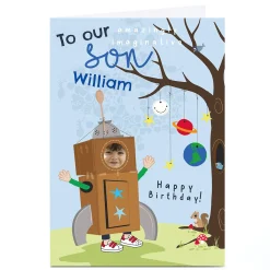 Kids Card Factory Photo Rachel Griffin Birthday Card - Imaginative Son