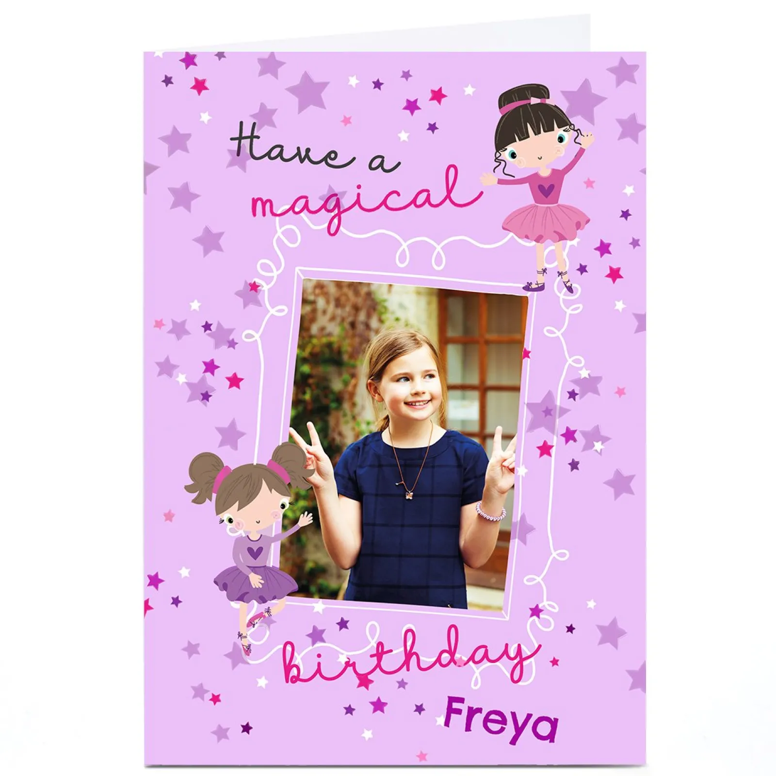 Kids Card Factory Photo Rachel Griffin Birthday Card - Magical