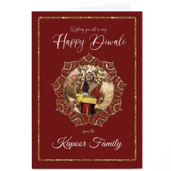 Hot Photo Roshah Designs Diwali Card - Happy Diwali To All Christmas|Photo
