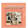 Kids Card Factory Photo Smiley Happy People Card - My Favourite Child
