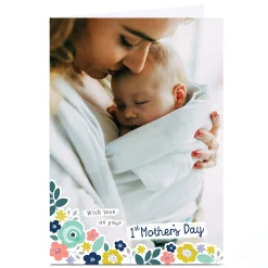 New Photo 1st Mother's Day Card - With Love Photo