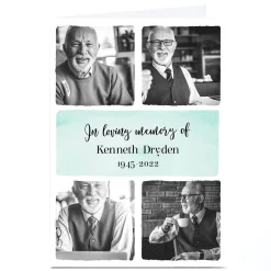 Hot Photo Sympathy Card - In Loving Memory Sympathy|Photo