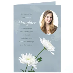 Outlet Photo Sympathy Card - The Depth of Loss Sympathy|Photo