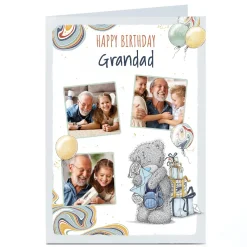 Discount Photo Tatty Teddy Birthday Card - Bear with Presents, Grandad For Grandad|Tatty Teddy