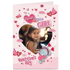 Card Factory Photo Tatty Teddy Valentine's Day Card - Special Little Girl