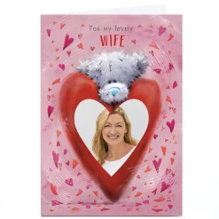 Sale Photo Tatty Teddy Valentine's Day Card - Teddy Heart, Lovely Wife Tatty Teddy|Photo